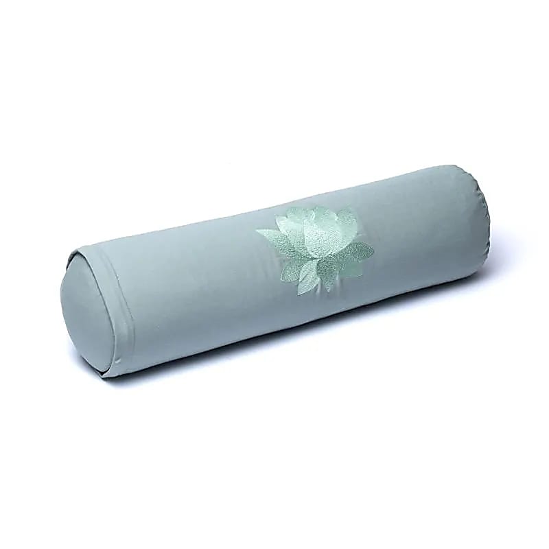 Bolster Rund Lotus Sage Grön Ekologisk Bomull (ocs) - 60x16 Cm; 2300g
