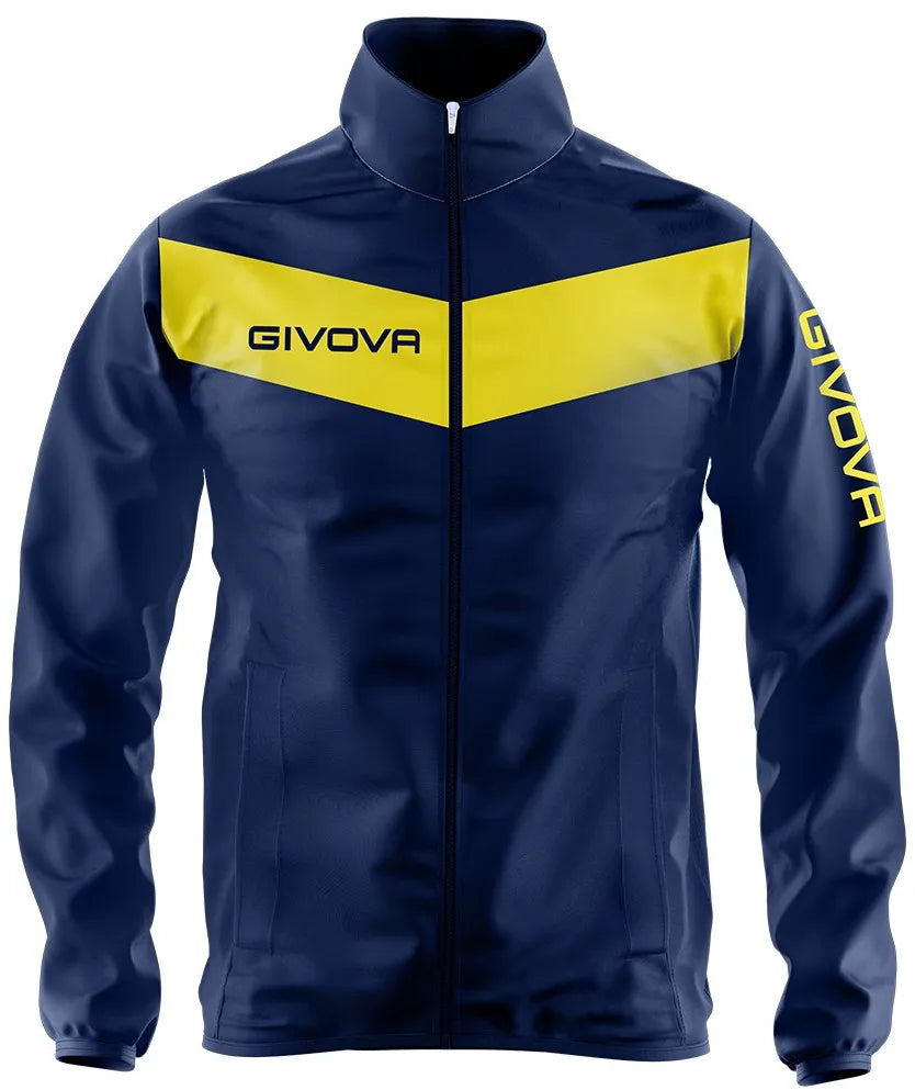 Kurtka sportowa Givova Rain Blue-giallo Blue