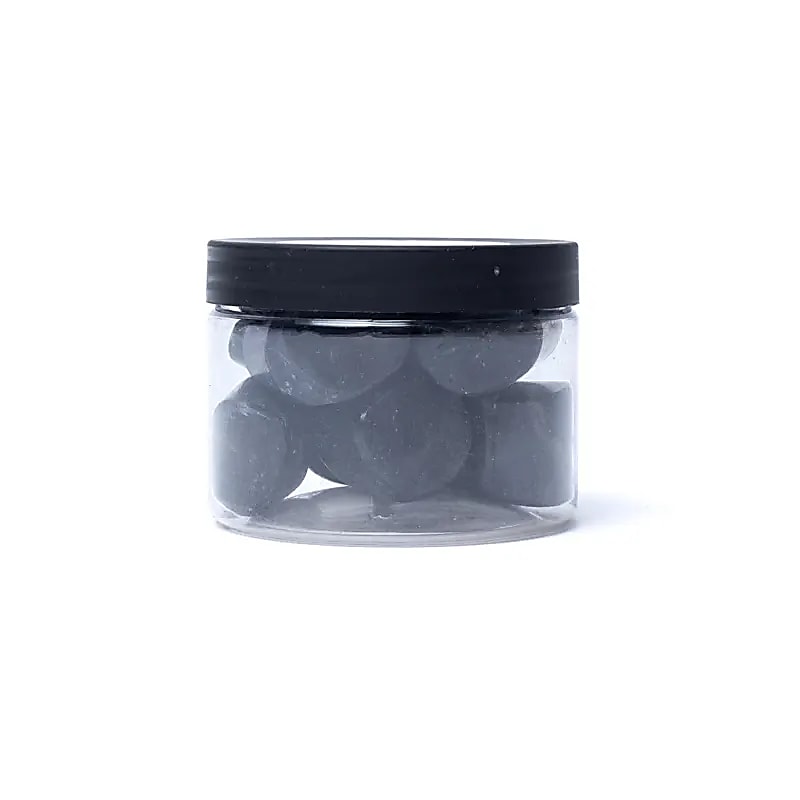 Pedras caídas de turmalina preta de qualidade - ± 15-35 cm; ±250g - ±1,5-3,5cm; ±250g