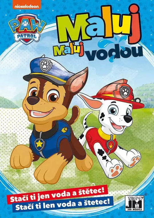 A5 maling med vandpotepatruljefarve