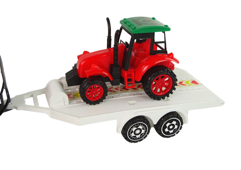 Set Of Vehicles With Friction Off- Road Car Black And Excavator