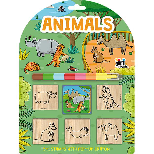 Známky 5+1 S voskovými zvířátky