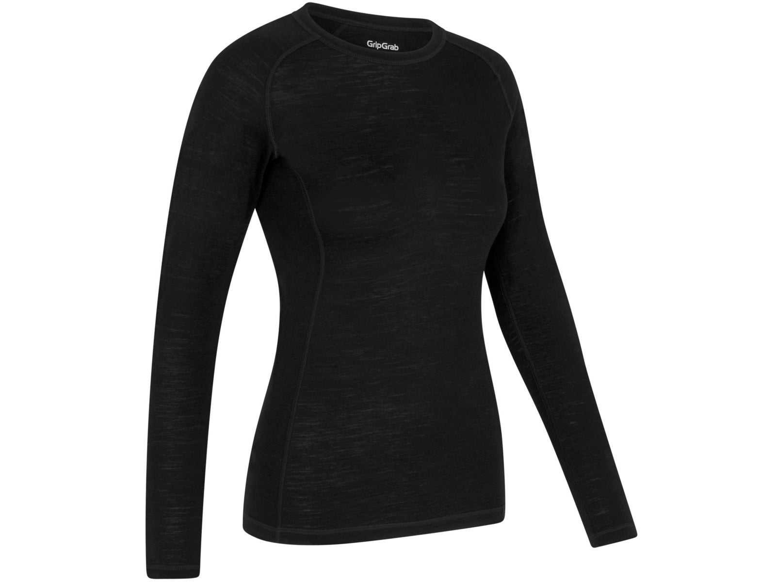 Gripgrab Womens Merino Blend Thermal Long Sleeve Base Layer Black - M