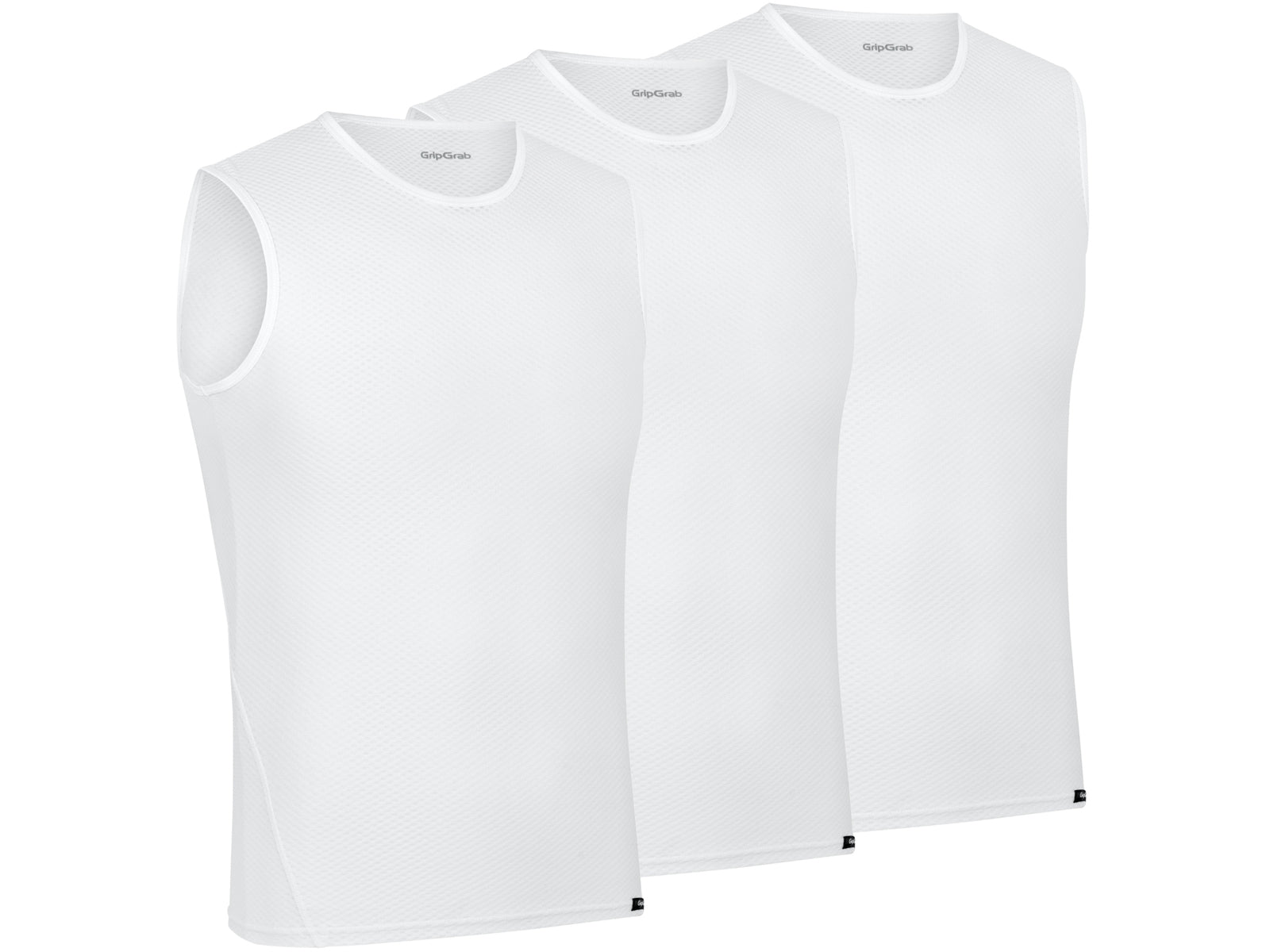Gripgrab Ultralight Mesh Sleeveless Base Layer 3-pack White - XL