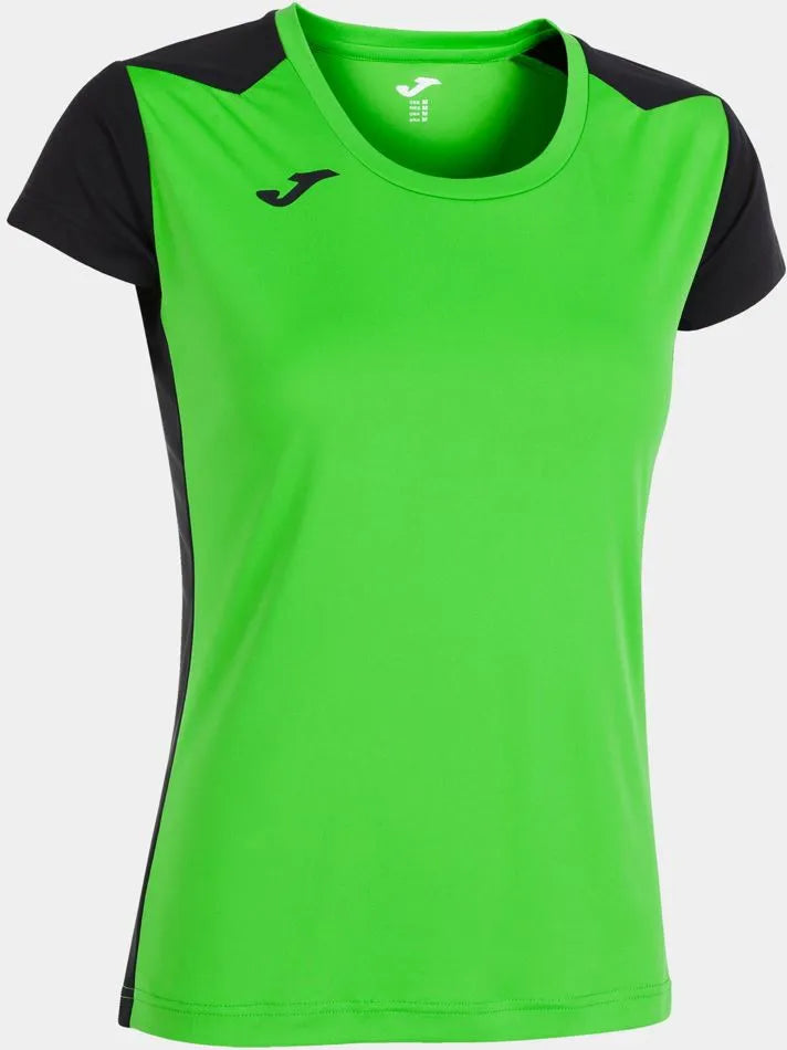 Camiseta feminina joma record ii fluor verde 2xl