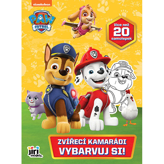 Colorează-l! Paw Patrol Prieteni Animale