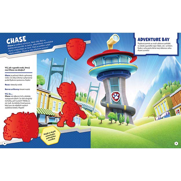Kniha nálepek Paw Patrol
