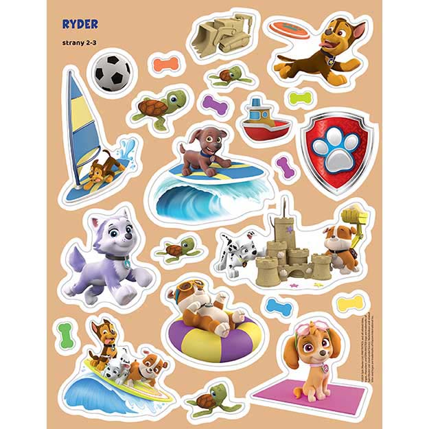 Kniha nálepek Paw Patrol