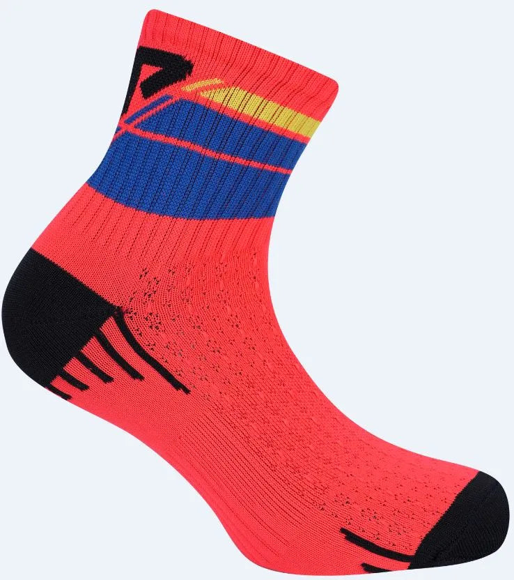 Fila 2-pack Quarter Cykelstrumpor Svart-röd 35-38