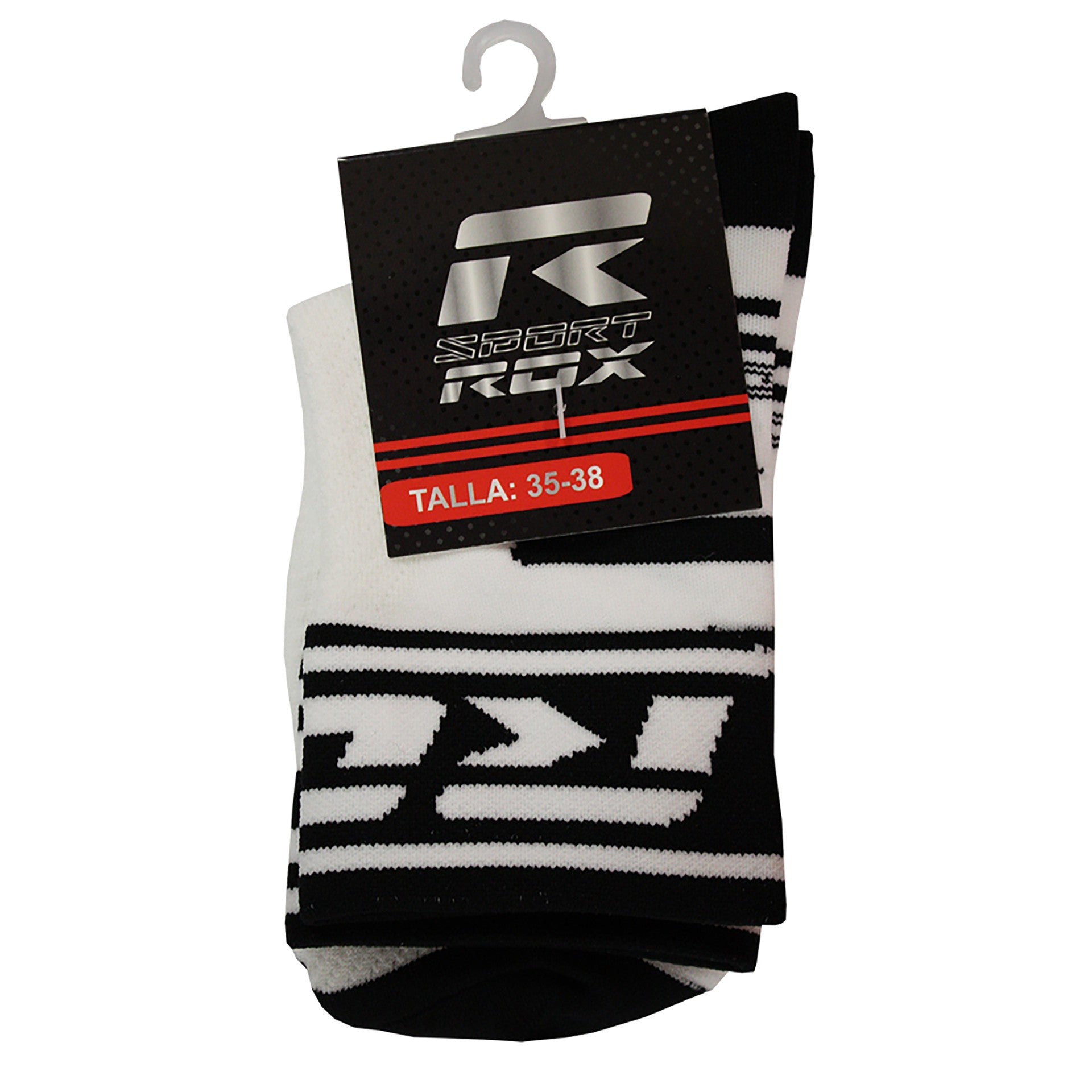 Calcetines Rox R-running Step Altura Media Blanco 35-38