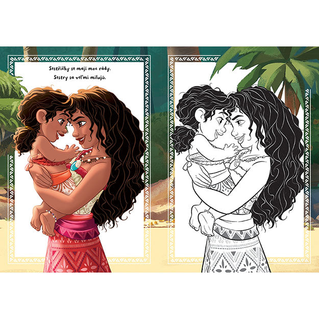 A5 Vaiana 2 Malbuch