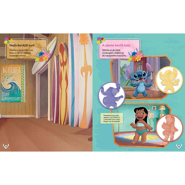 Kniha samolepek Lilo & Stitch