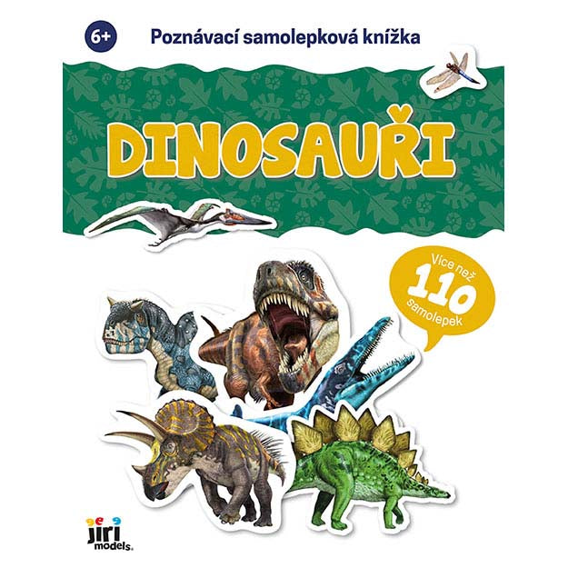 Dinossauros de livro de adesivos educacionais