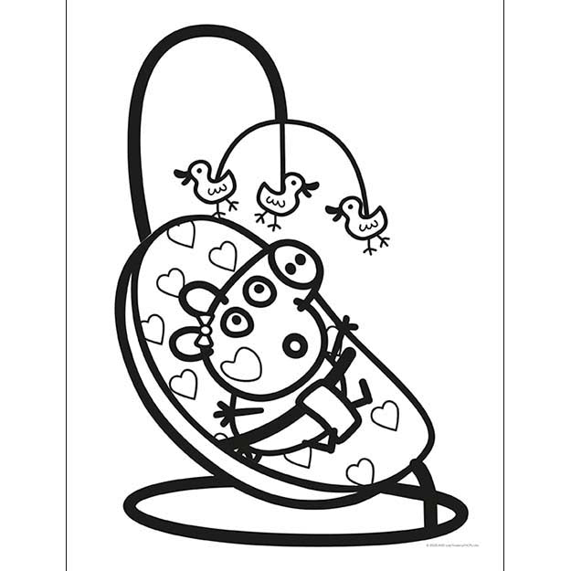 Conjunto para colorir com giz de cera dupla face Peppa Pig