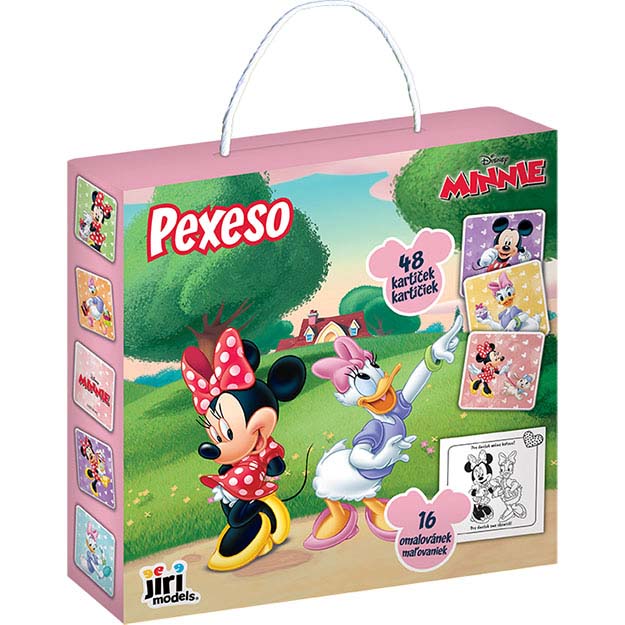 Memory Game In A Box With A Minnie Coloring Book