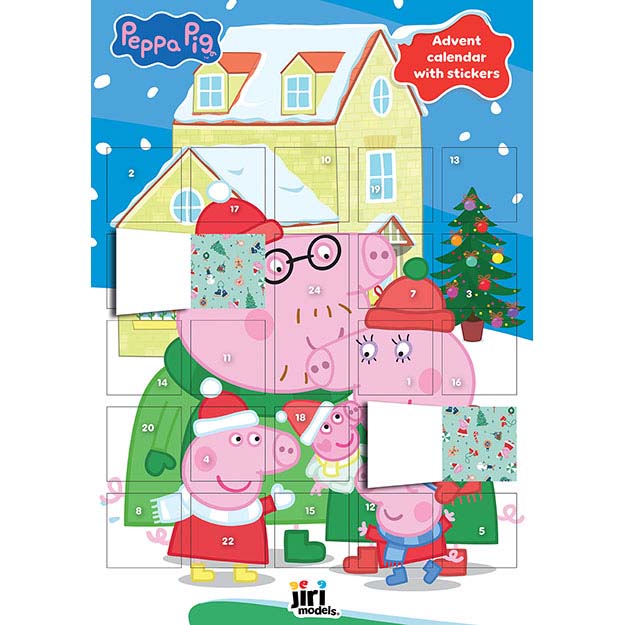 Peppa Pig Advent Calendar With Stickers