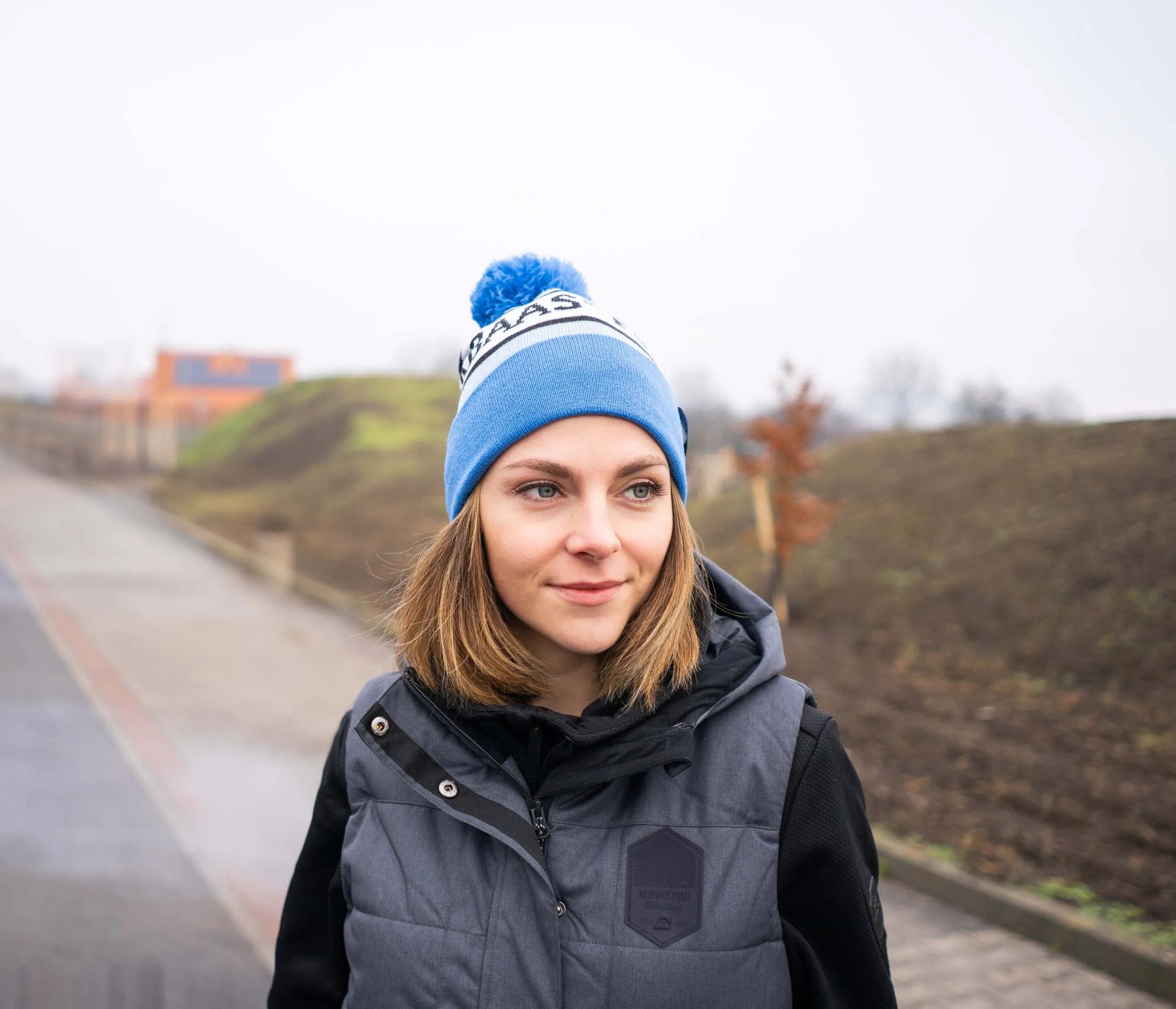 Czapka zimowa poederbaas freeride unisex czapka niebiesko-kobaltowa