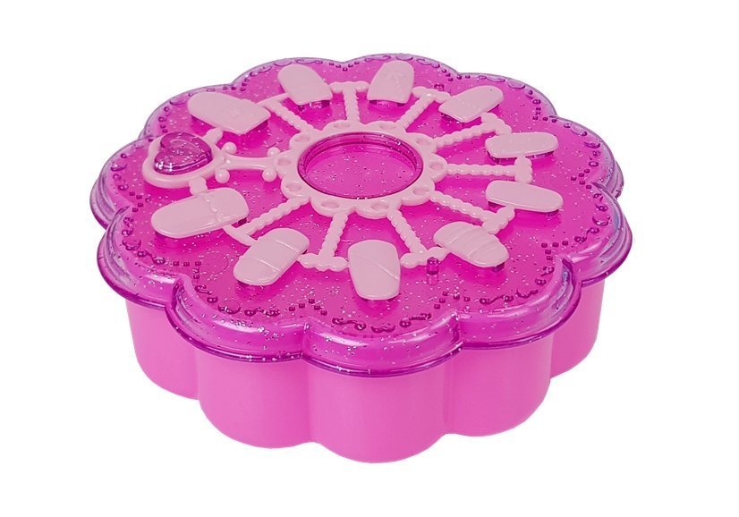Set Of 2 In 1 Bracelet Making And Nail Painting Beads Nail Lacquers