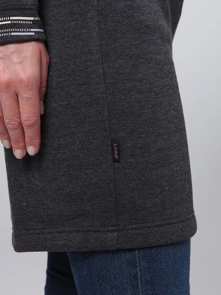 Lúb gúna/geansaí na mban ebnera dorcha liath xl