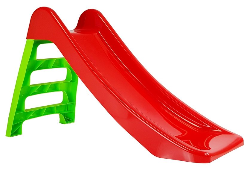 Garden Slide For Children 3-step Ladder Red 116cm 428