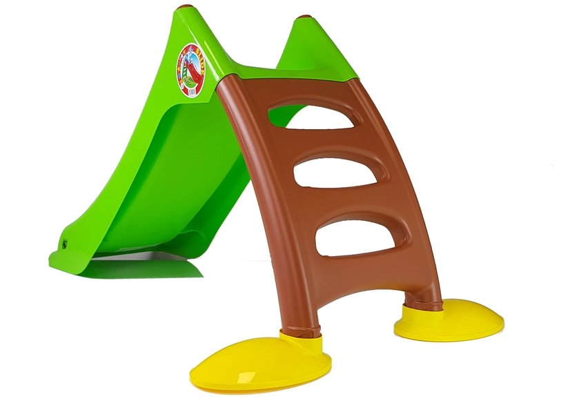 Garden Slide With Ladder For Children 424 Green-brown 130 Cm