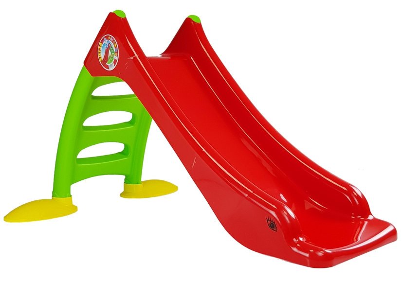 Garden Slide For Children 3-step Ladder Red 130 Cm 424