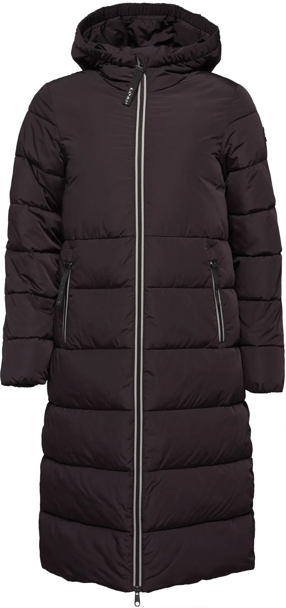 Damenmantel Loap Tandora Braun Schwarz