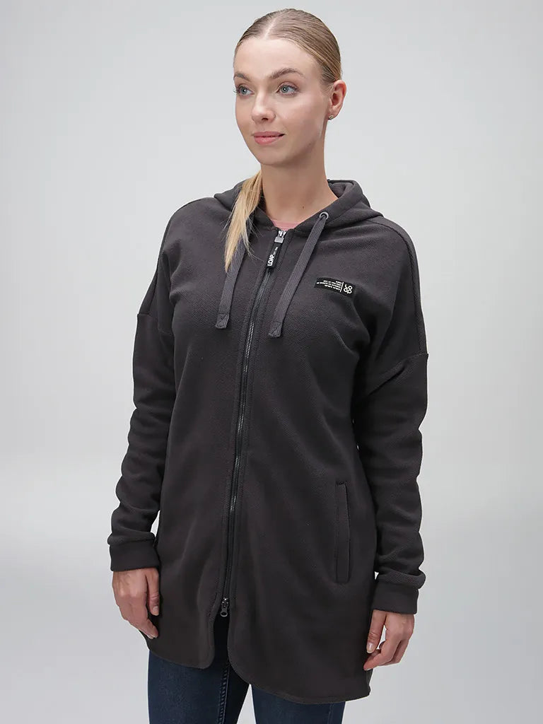 Moletom Feminino Loap Gerbera Cinza Escuro