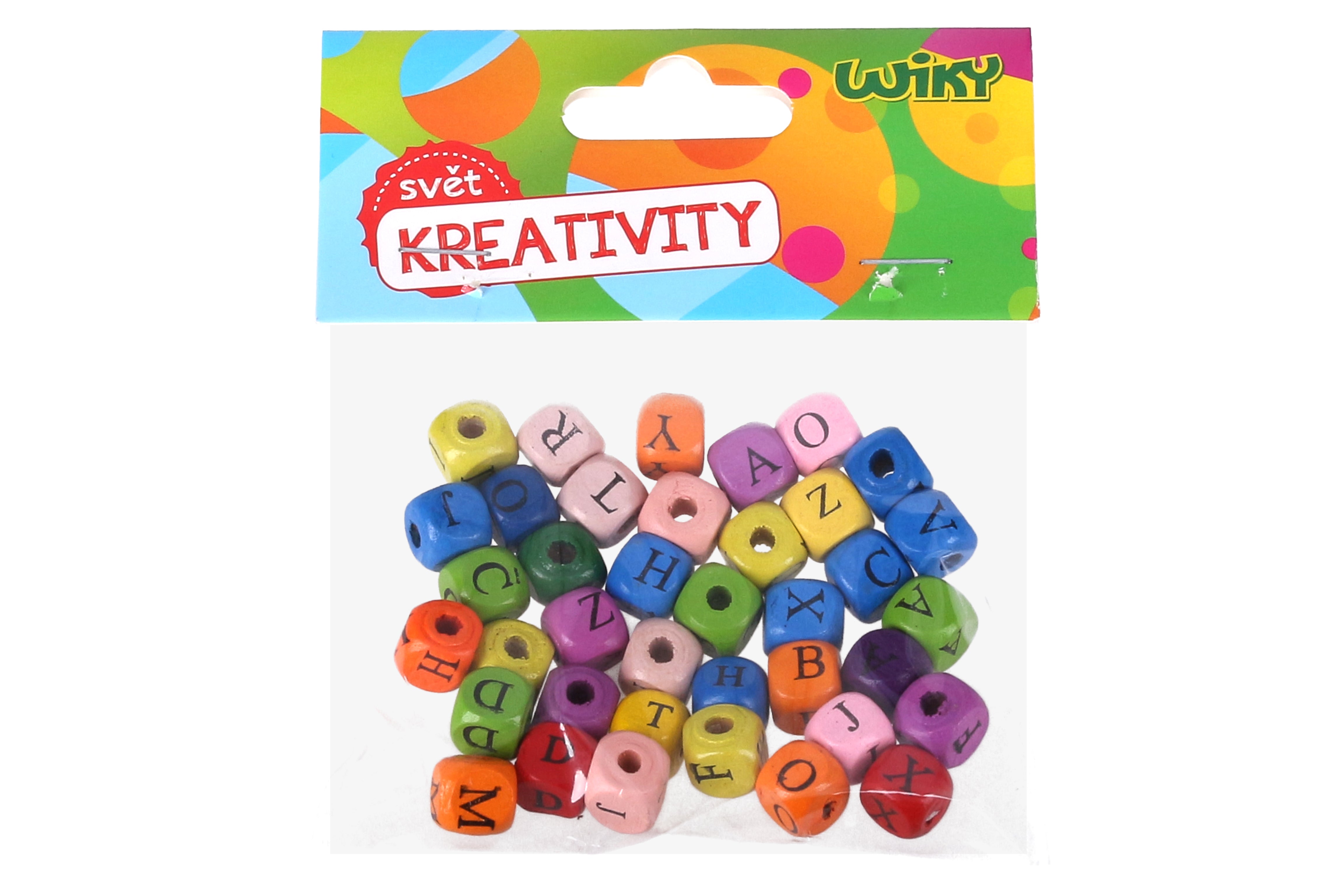 Coirníní Adhmaid Colorful Aibítir 40pcs
