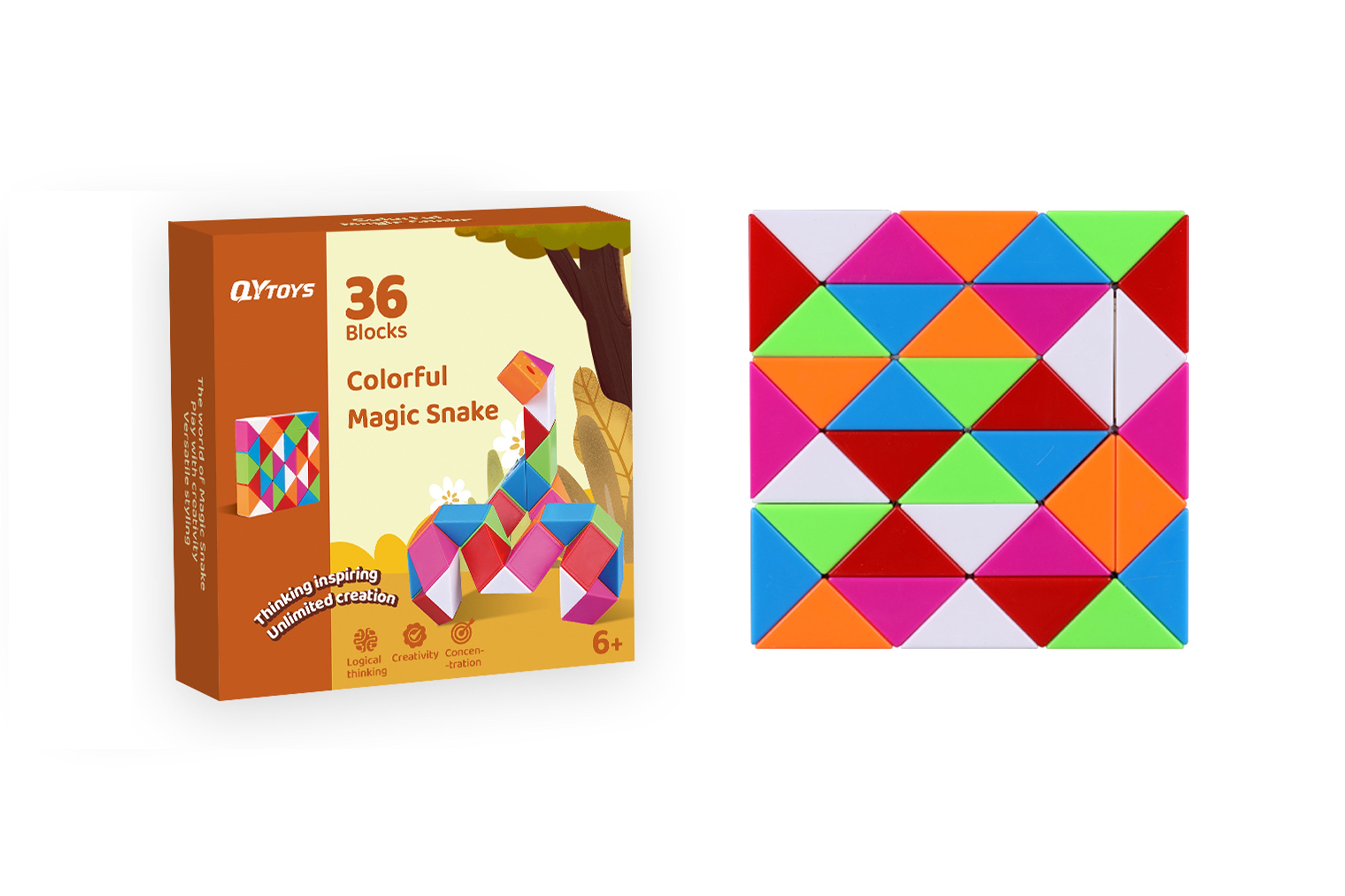 Snake Colorful Puzzle 16 Cm