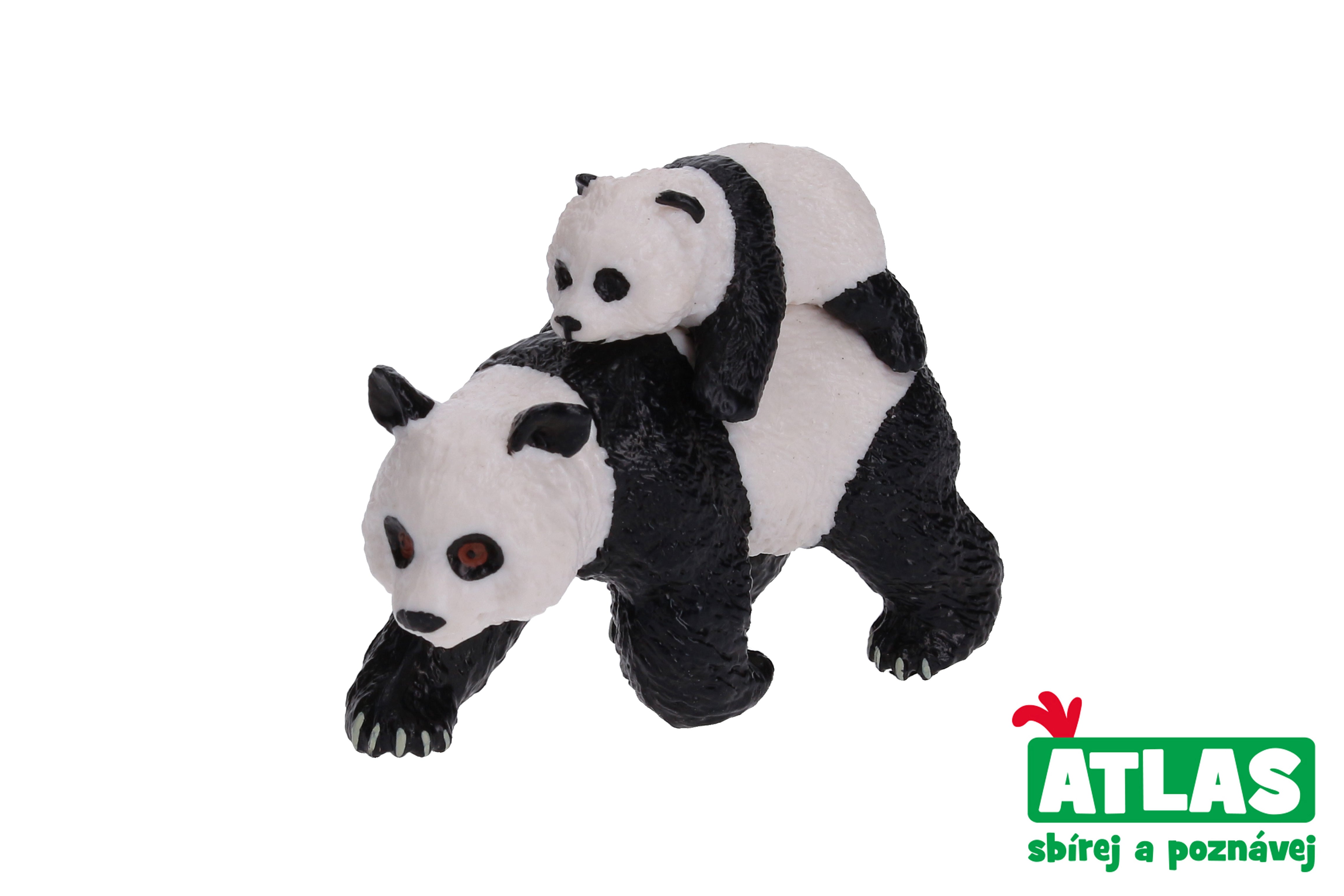 D - Figurina Panda con cucciolo