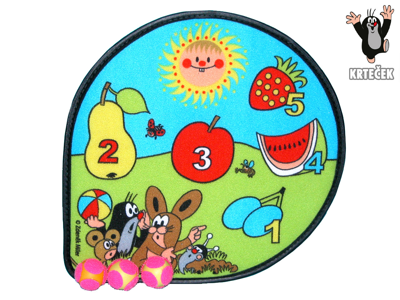 Bersaglio talpa - Divertimento estivo in velcro