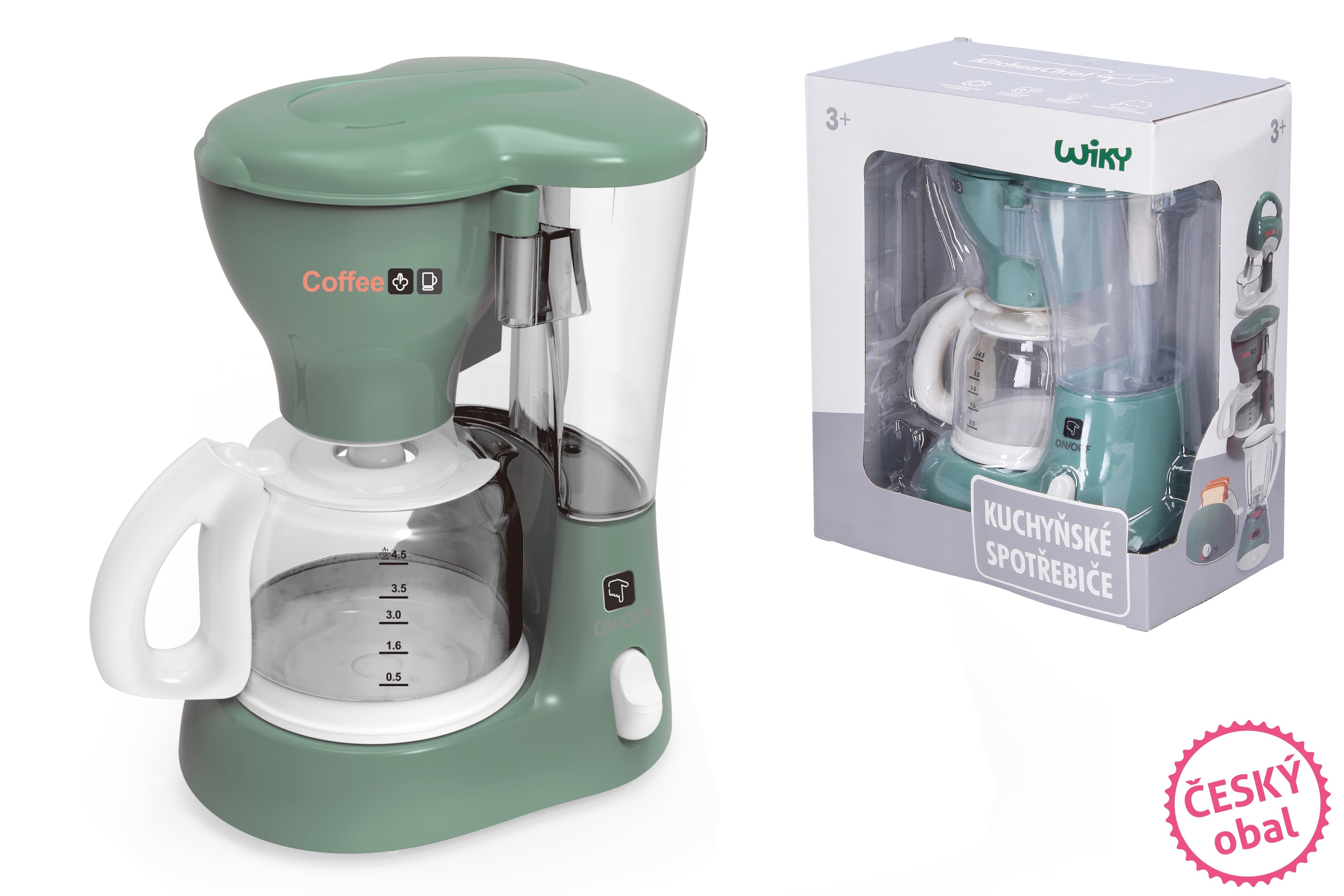 Cafetera Con Efectos 17cm - Embalaje Checo