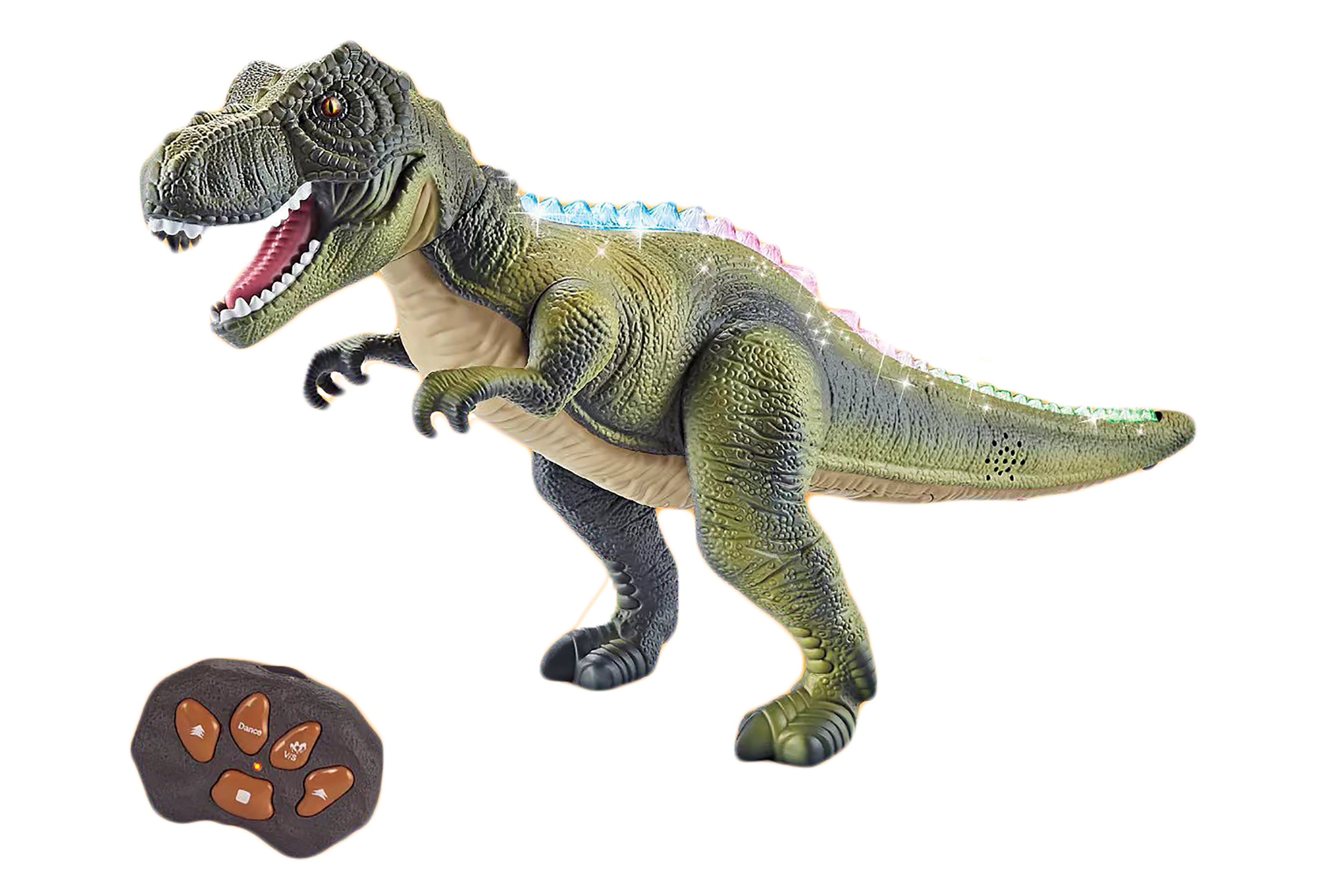 Dino Tyrranosaurus Rc Con Efectos 37 Cm