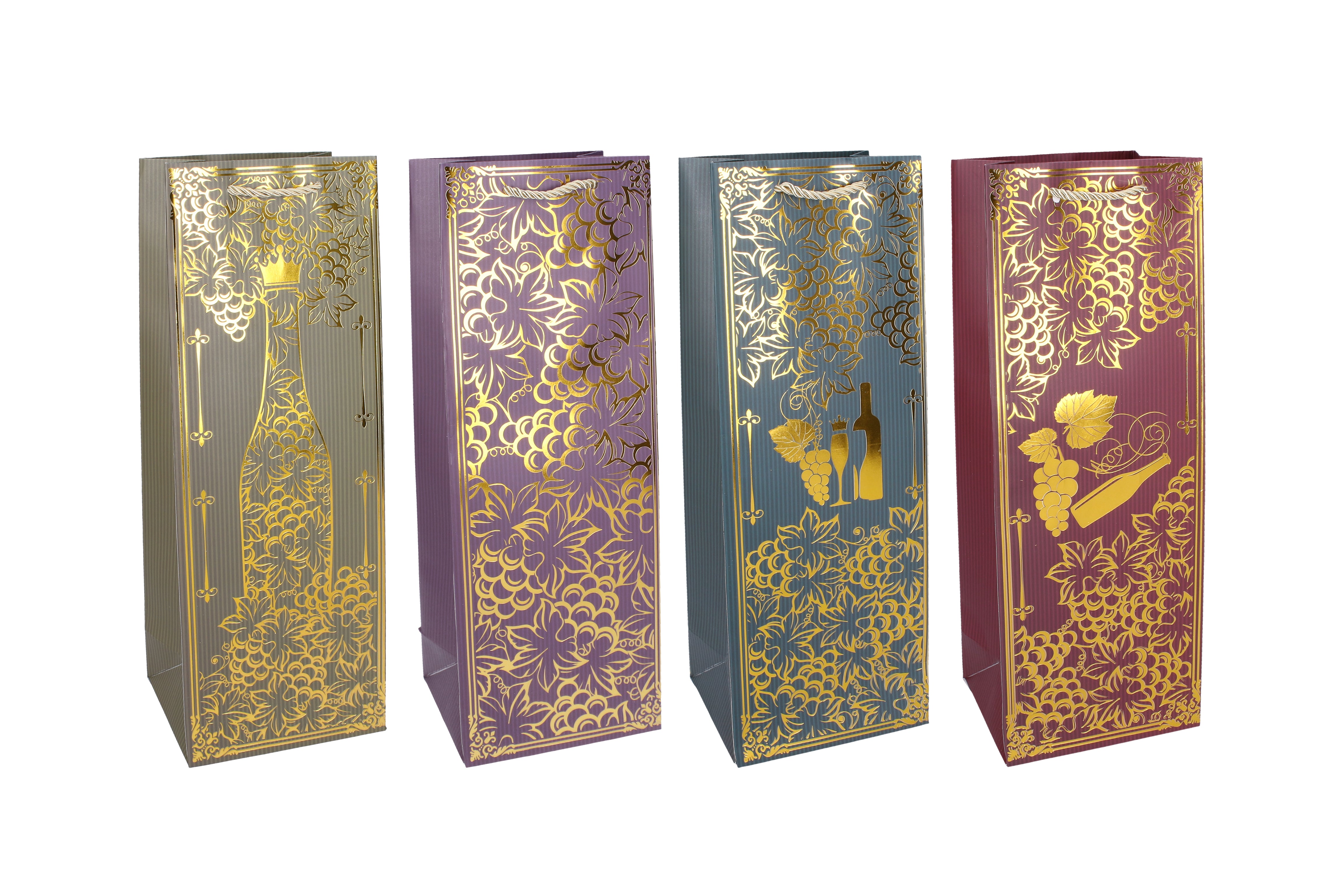 Gift Bag For Bottle M 36x12.5x8.5 Cm All Year Round