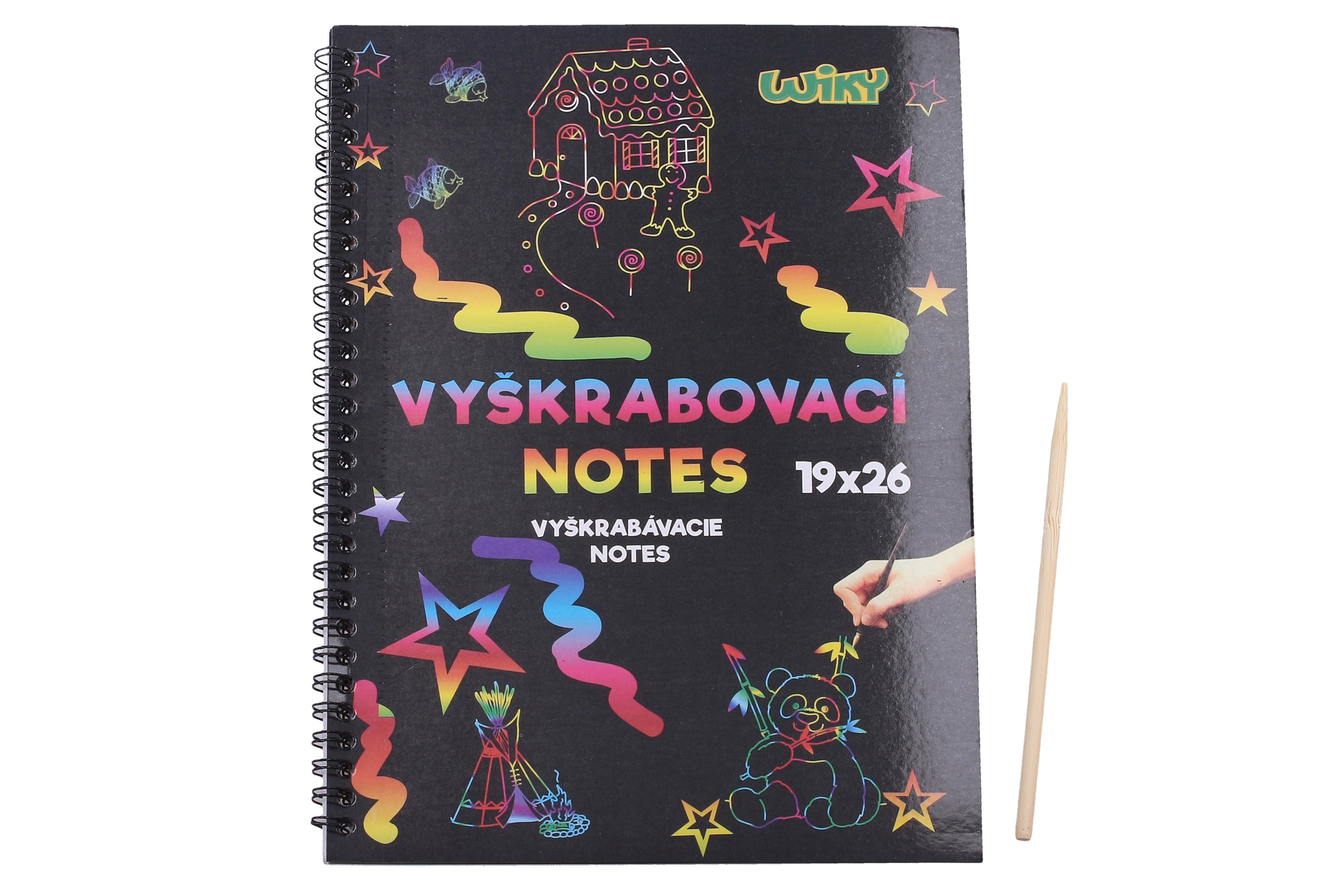 Caderno Raspável 26x19cm / 10 Folhas
