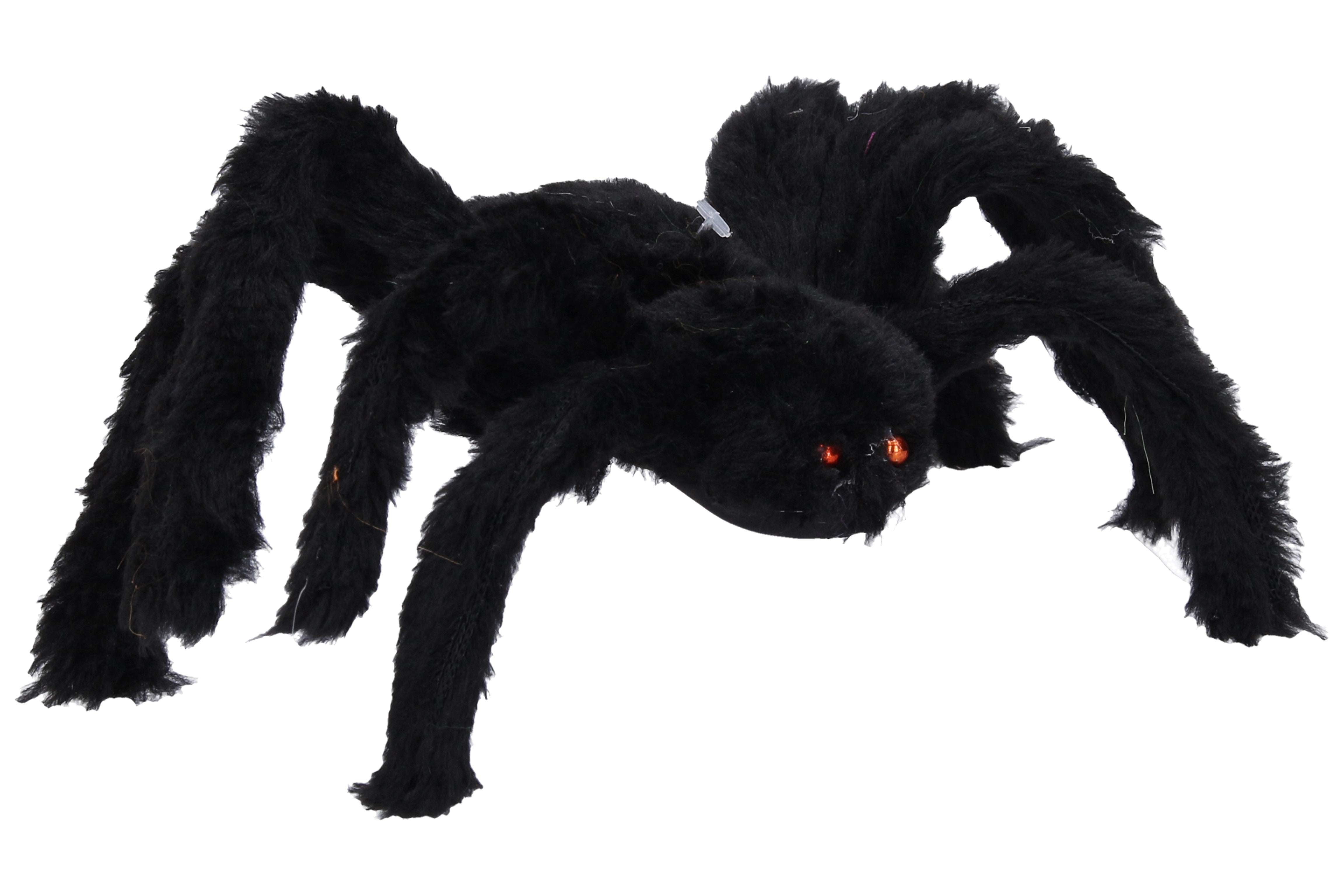 Schwarze Spinne 30 cm