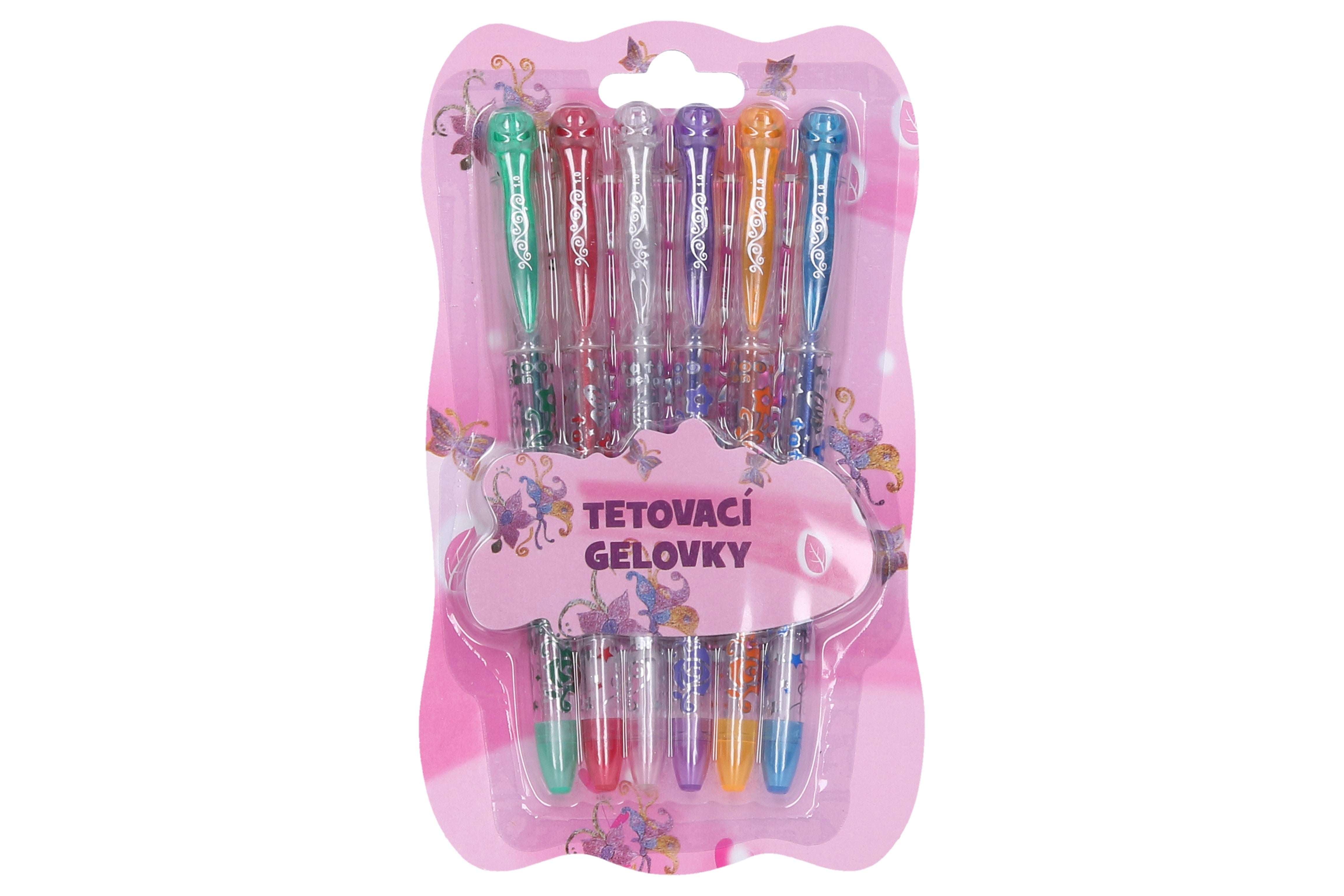 Gelstift-Tattoo-Set 6-tlg