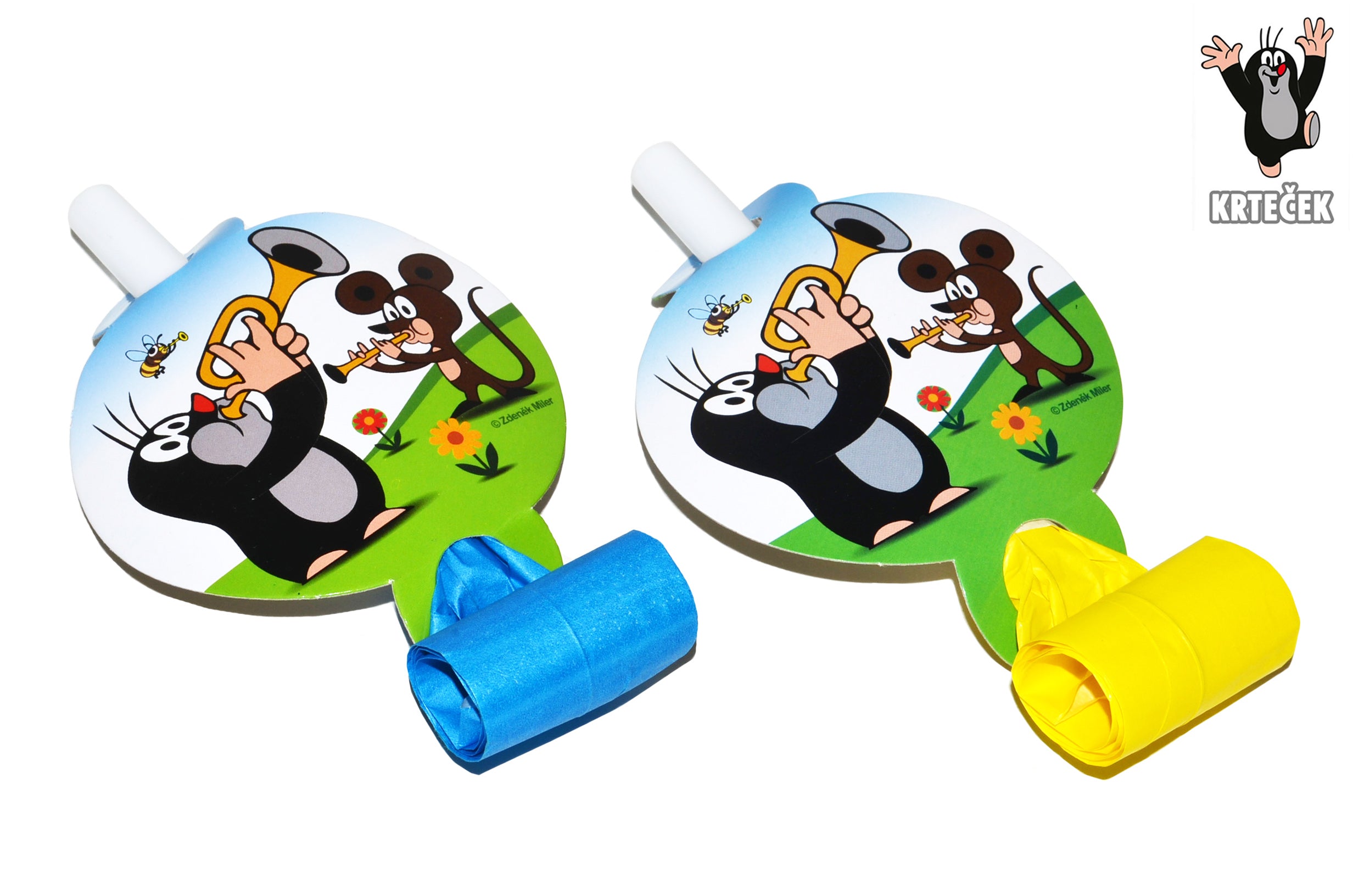 Party Popper Krtek a kamarádi 6 ks 14 cm