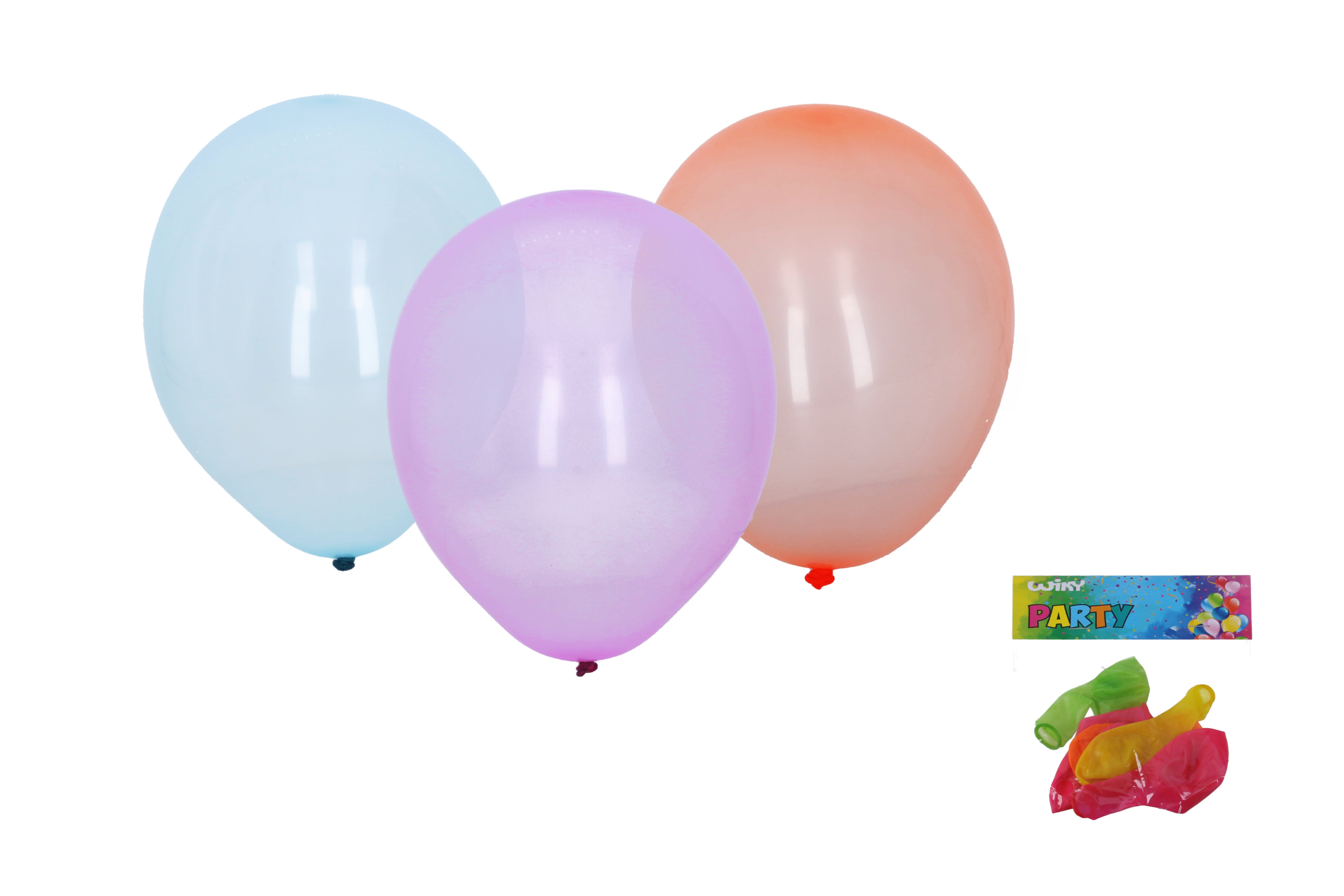 Palloncino Gonfiabile 25cm - Set Da 6 Cristalli
