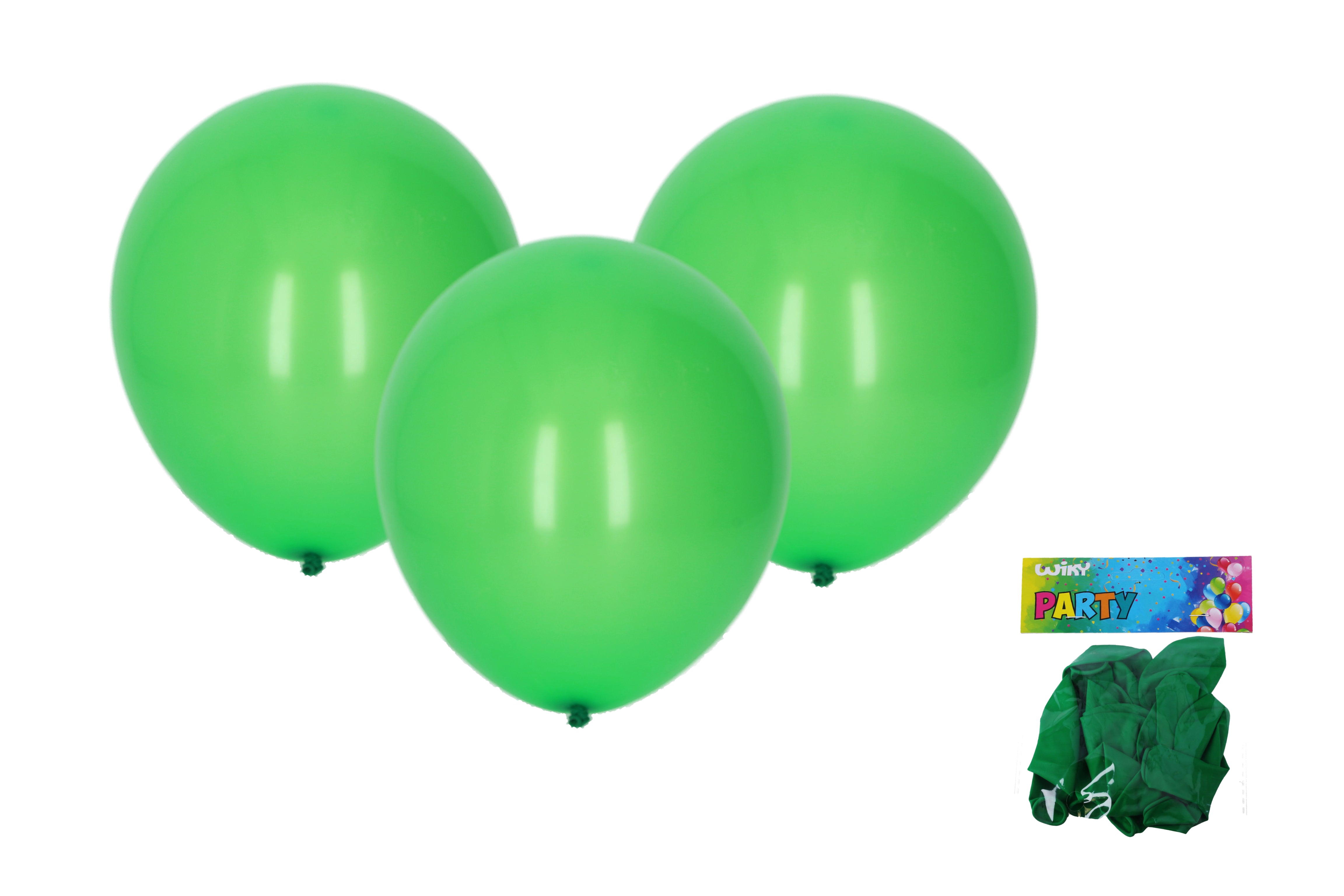 Balún Inséidte 30cm - Set As 10pcs Green
