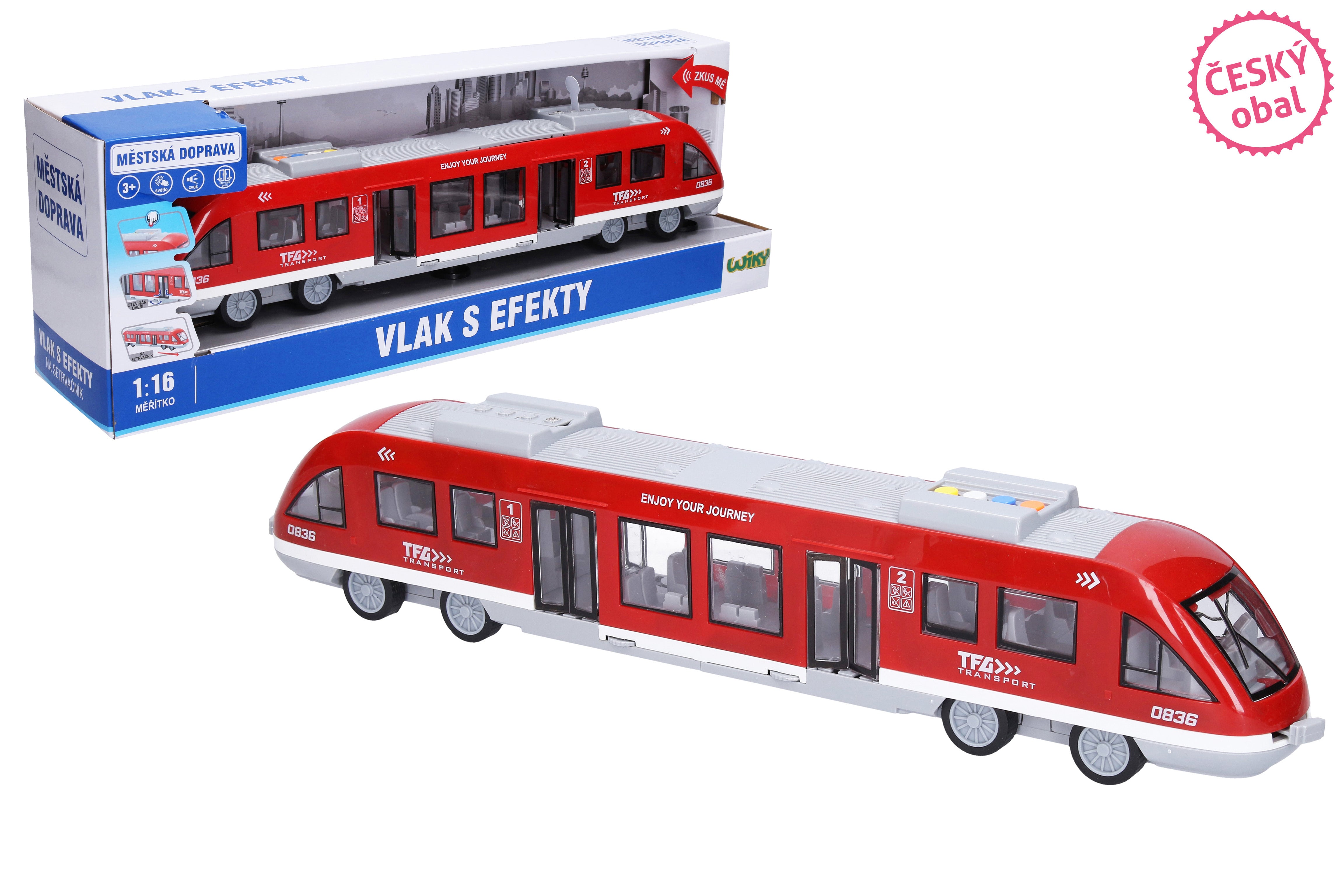 Vlak s efekty 44 Cm - české balení