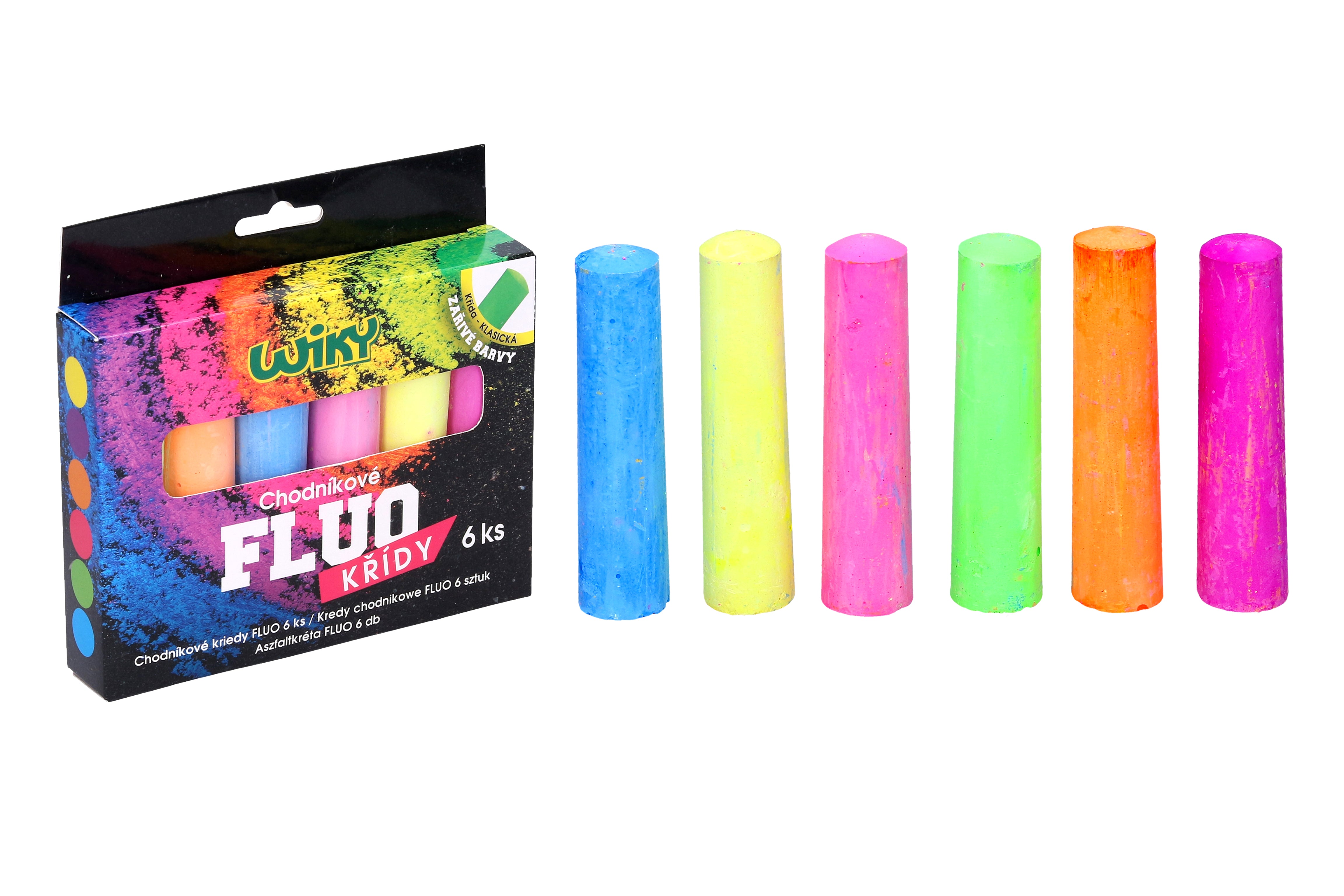 Cailc Sidewalk Fliú 6pcs