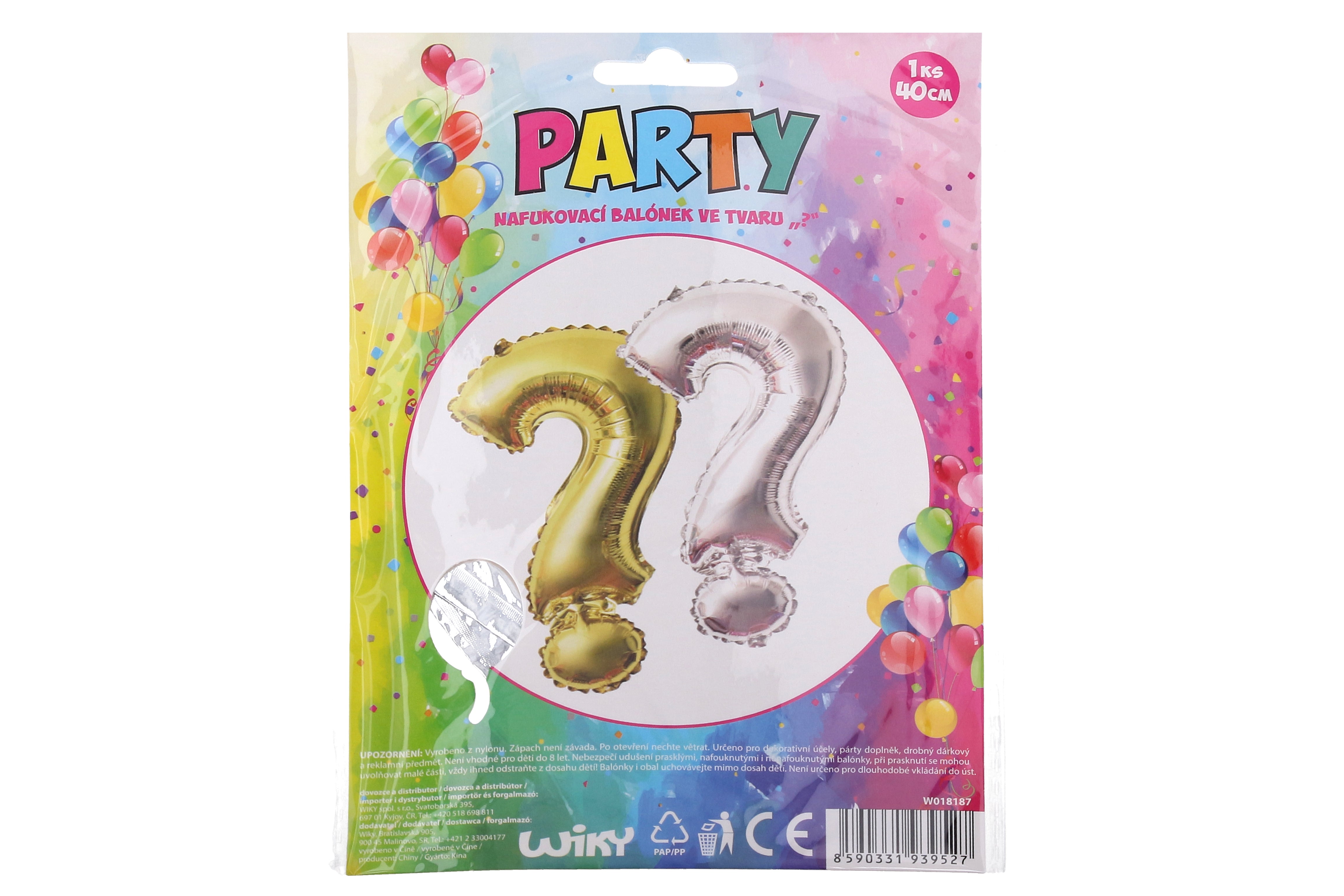 ¿Globo inflable con forma de? 40cm