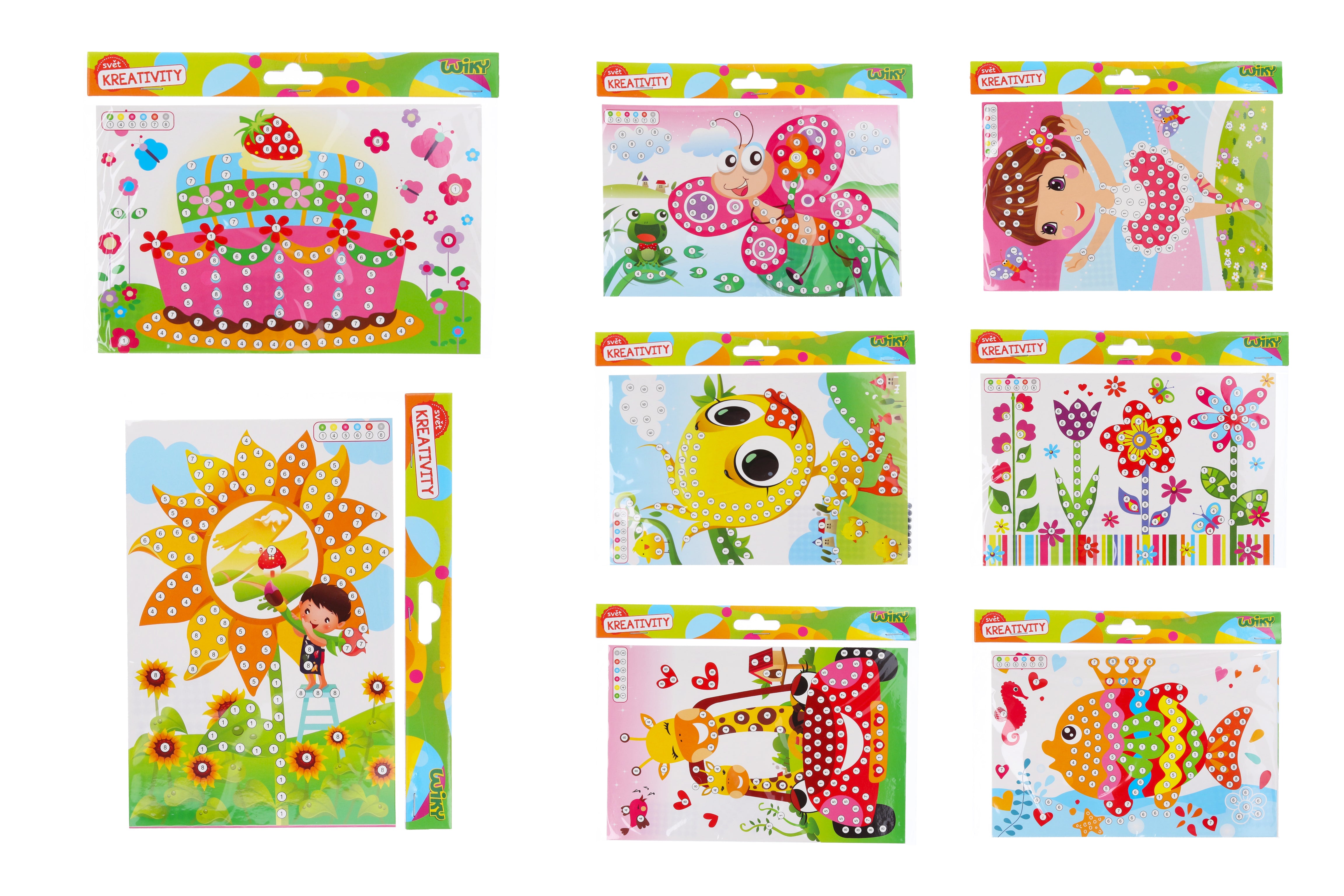 Creatieve set stenen 14x21,5 cm - Mix