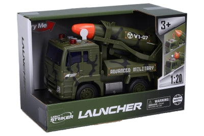 Military Car With Rocket And Effects 19 Cm