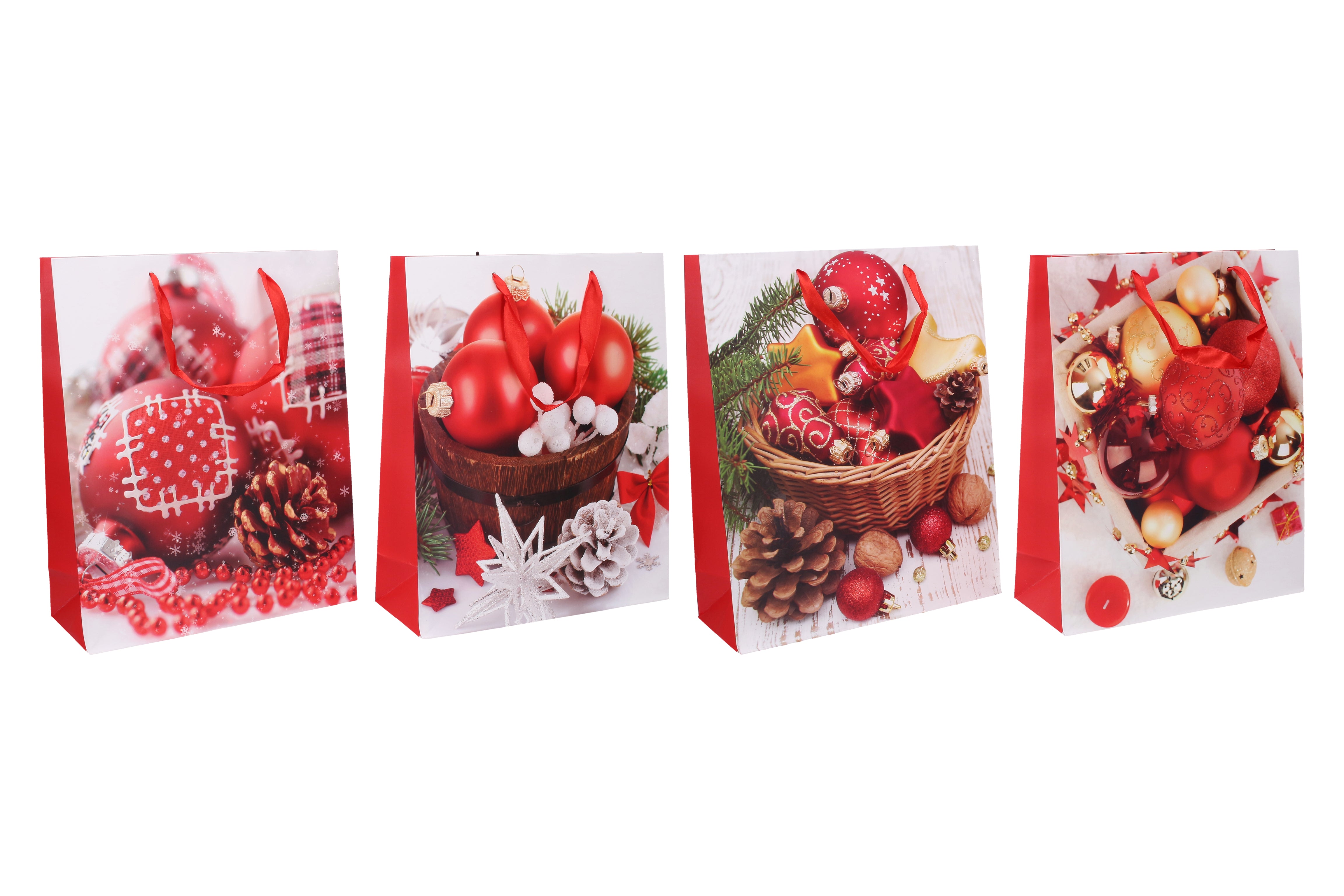 Sac Cadeau M 26x32x10 Cm Noël