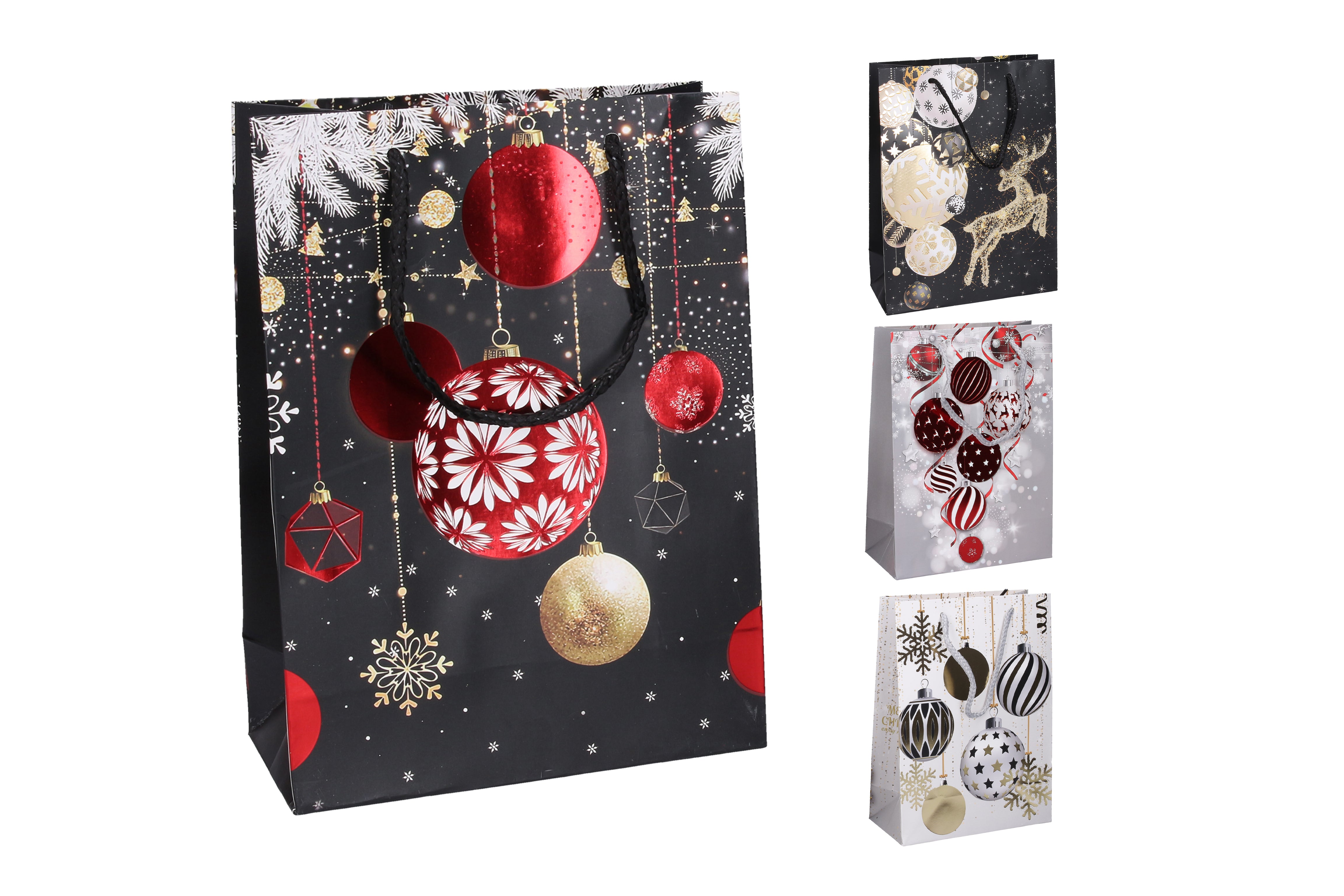 Sac Cadeau M 26x32x10 Cm Noël
