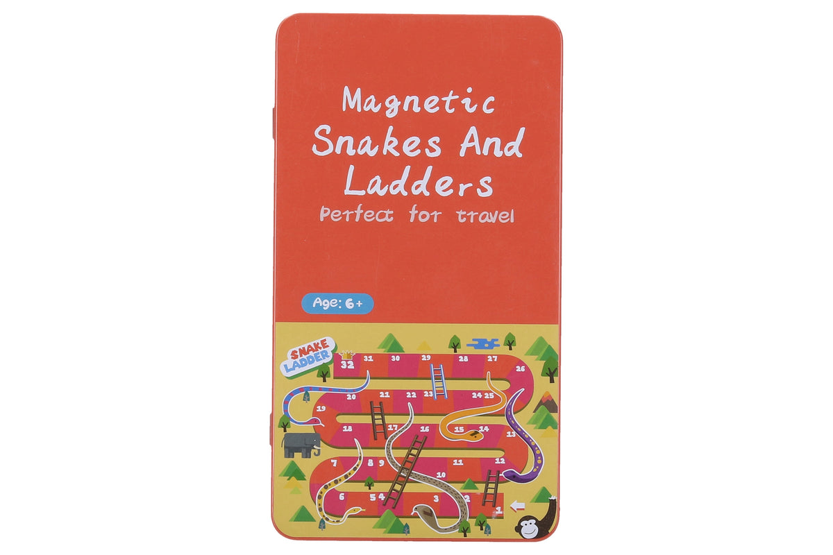 Juego de serpientes y escaleras de viaje magnético