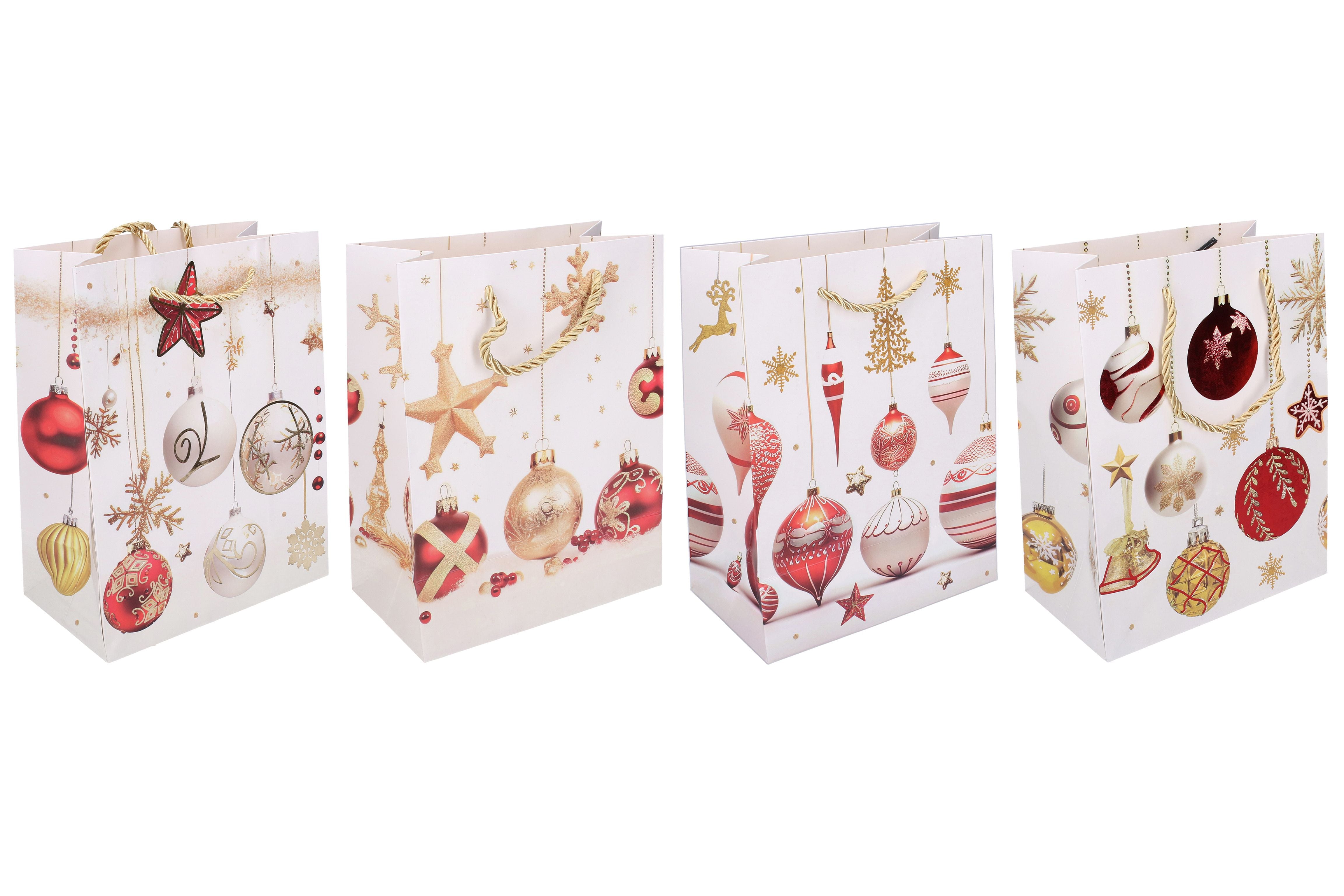 Sac Cadeau M 26x32x10 Cm Noël